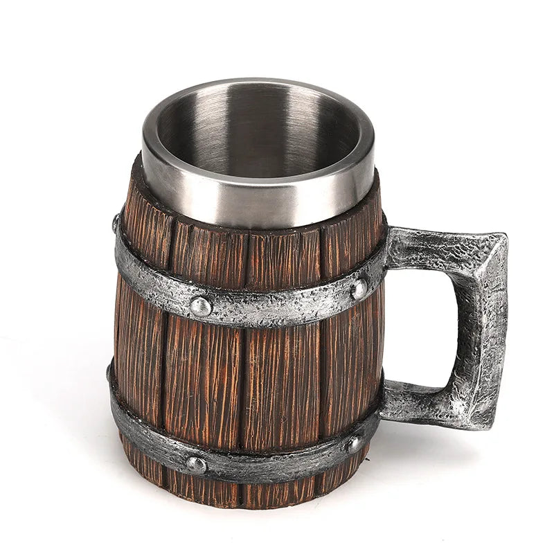 Wooden Barrel Mug