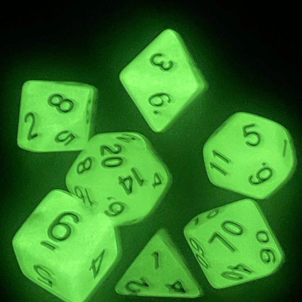Glow-in-the-Dark Dice
